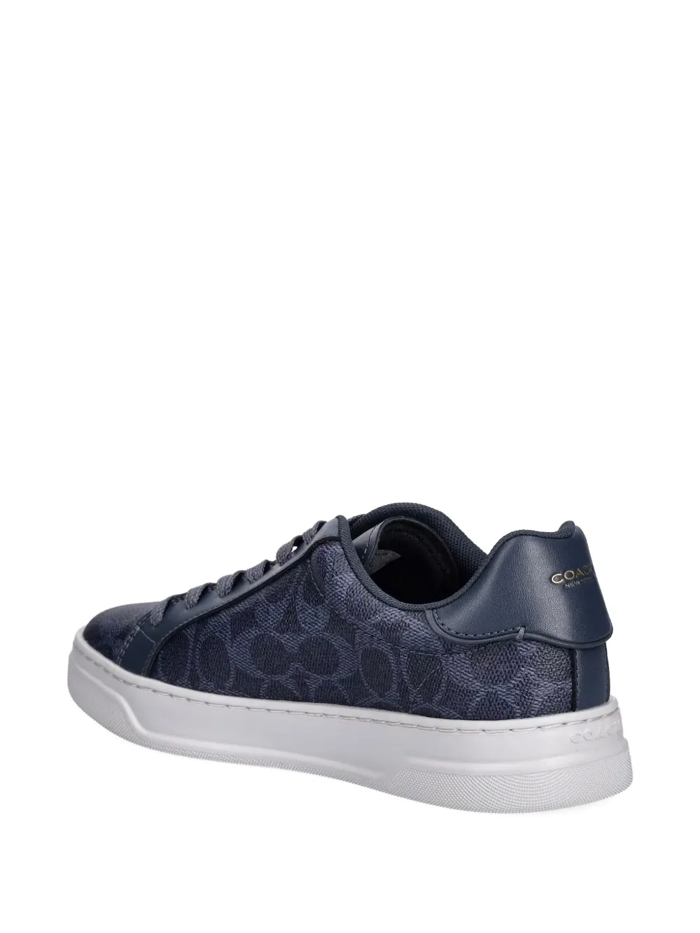 COACH HIGH LINE MONOGRAMMED LOW-TOP SNEAKERS