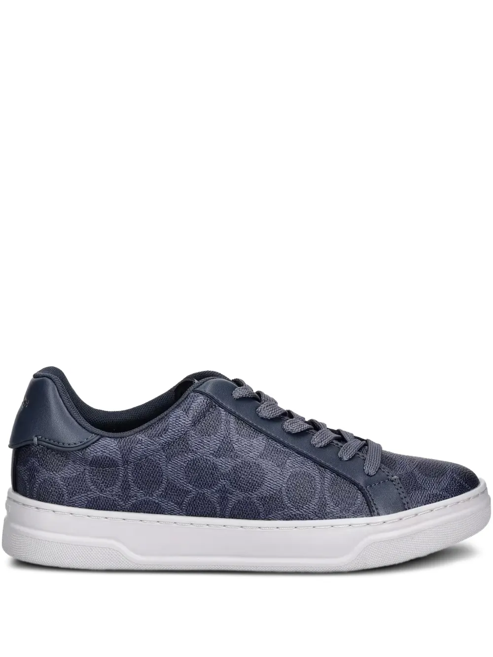 Coach tenis bajos con monograma | azul | Image 1