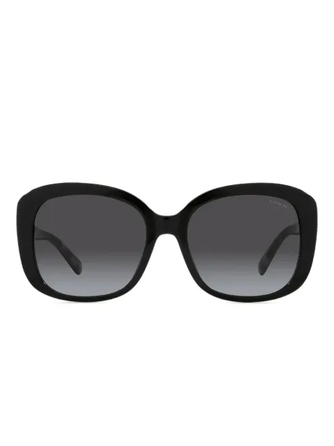 Coach lentes de sol con armazón cuadrada oversize