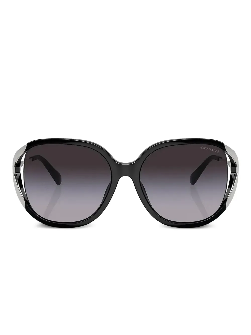 Coach lentes de sol con armazón ovalada | negro | Image 1