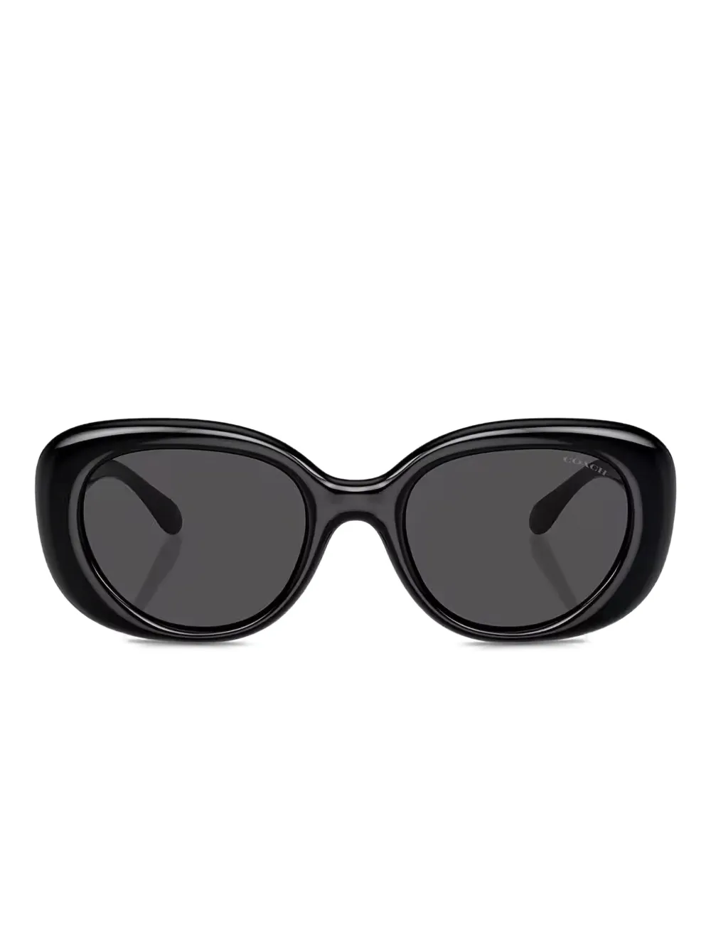Coach Zonnebril met cat-eye montuur Zwart