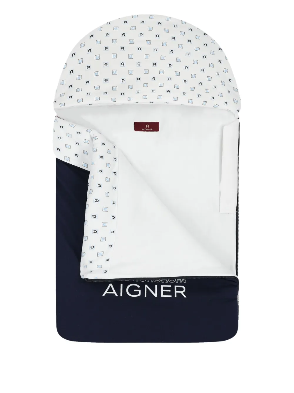 Aigner Kids Deken met logo Blauw