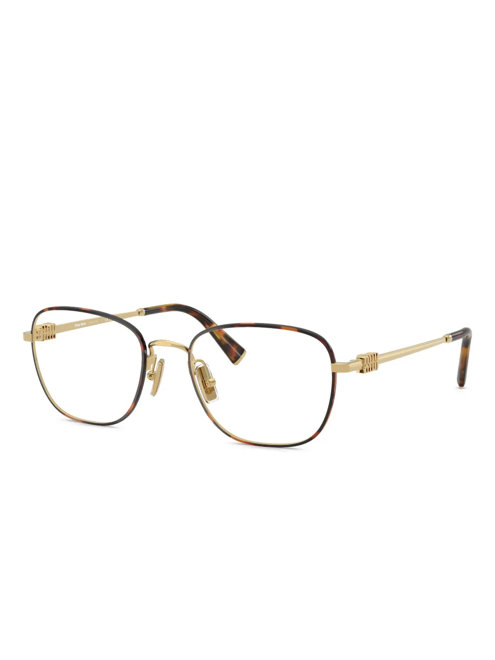 Miu Miu Eyewear logo-lettering glasses | Image 2