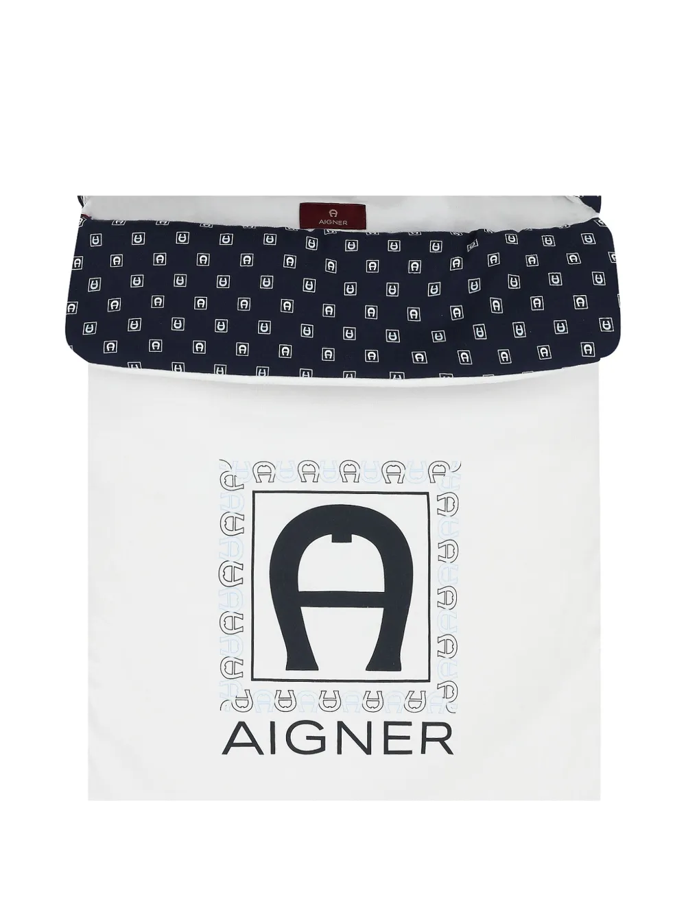 Aigner Kids Deken met logo Wit