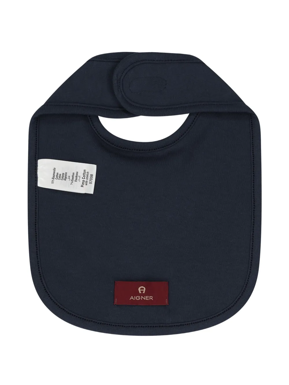 Aigner Kids Slabbetje met logo Blauw