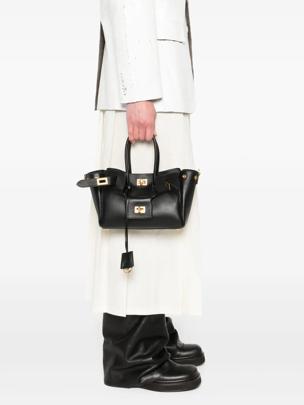 Balenciaga Bel Air mini-shopper - Zwart