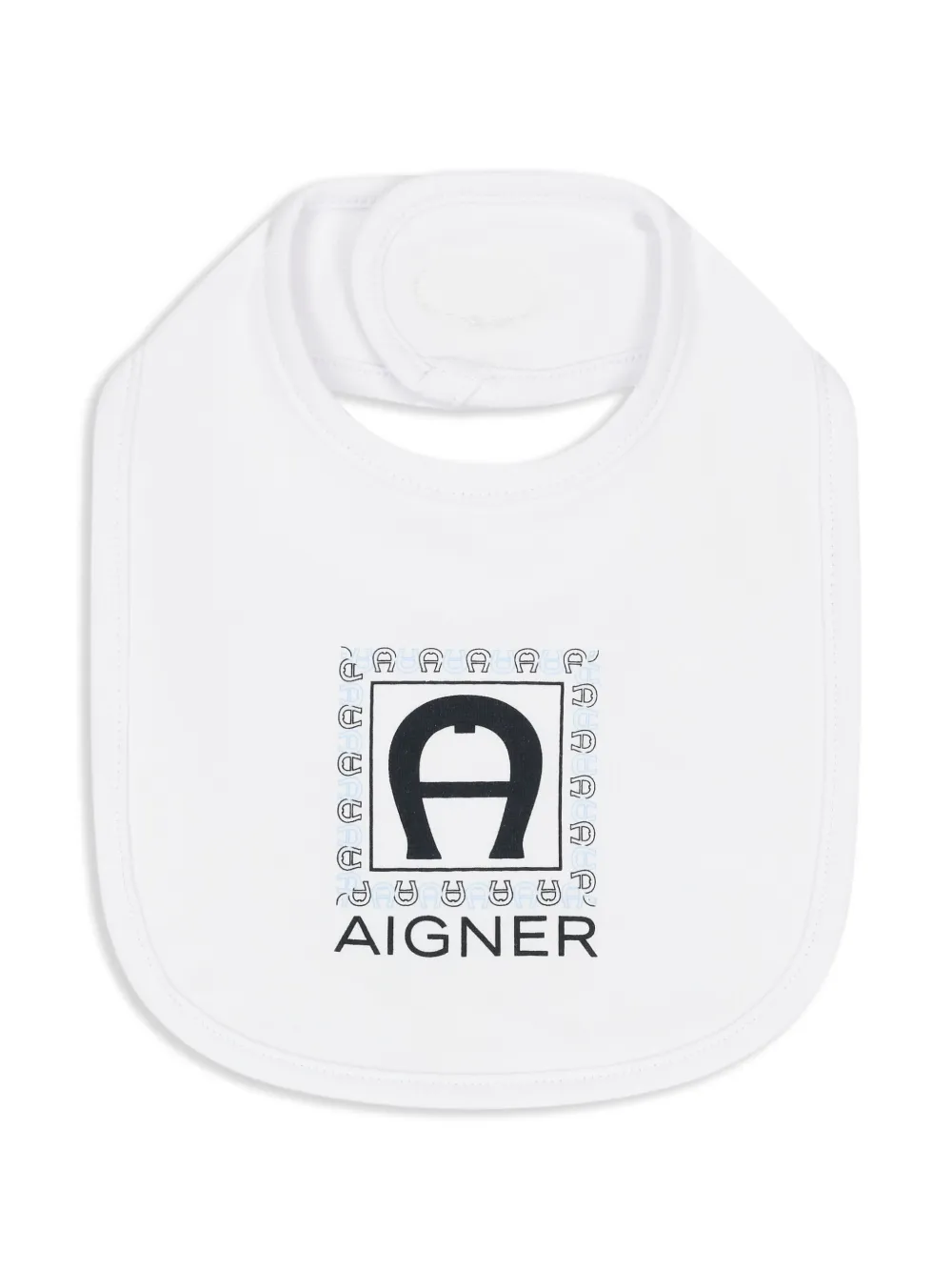 Aigner Kids logo bib - Weiß