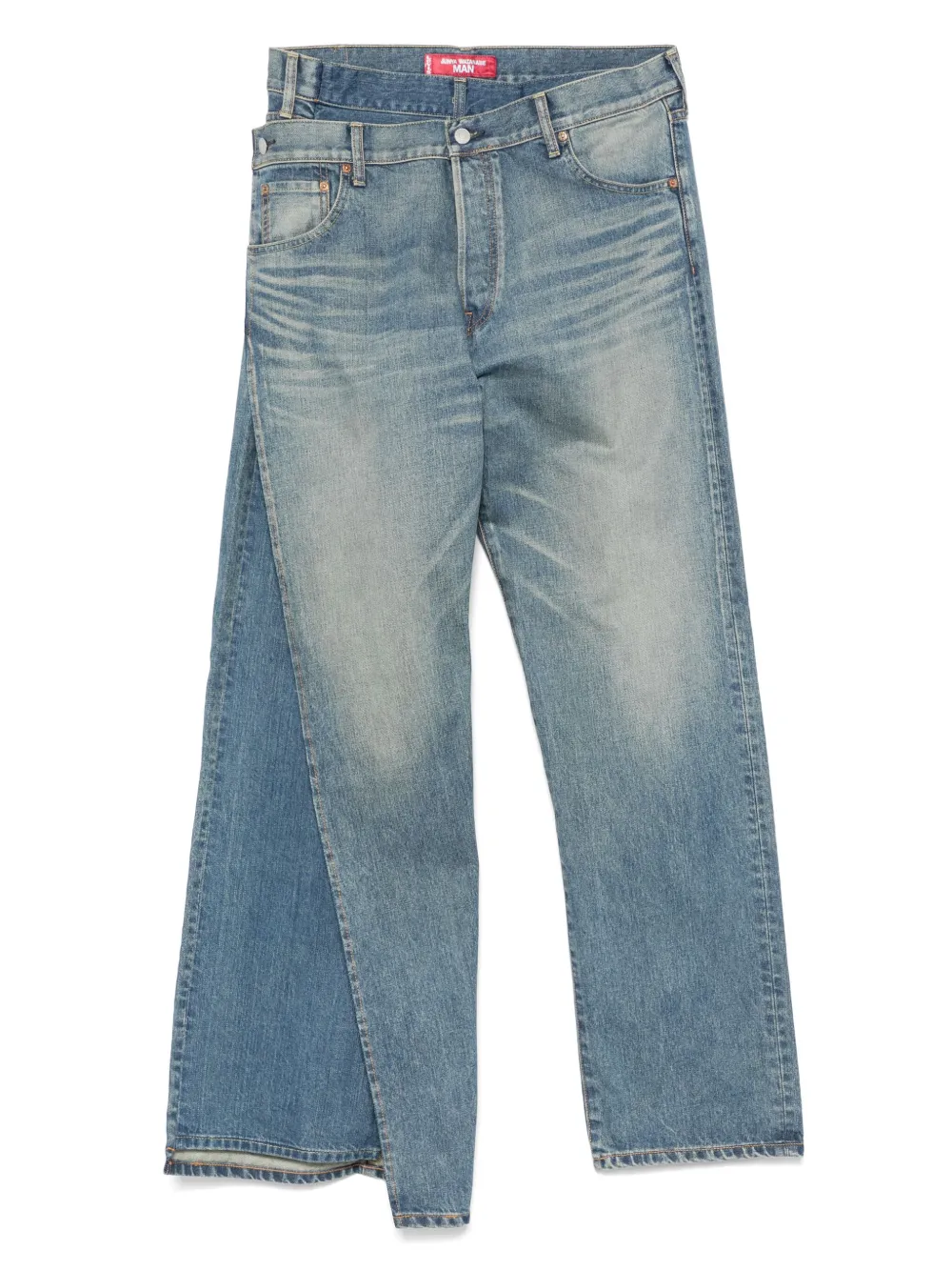 Junya Watanabe MAN layered jeans | Blue | Image 1