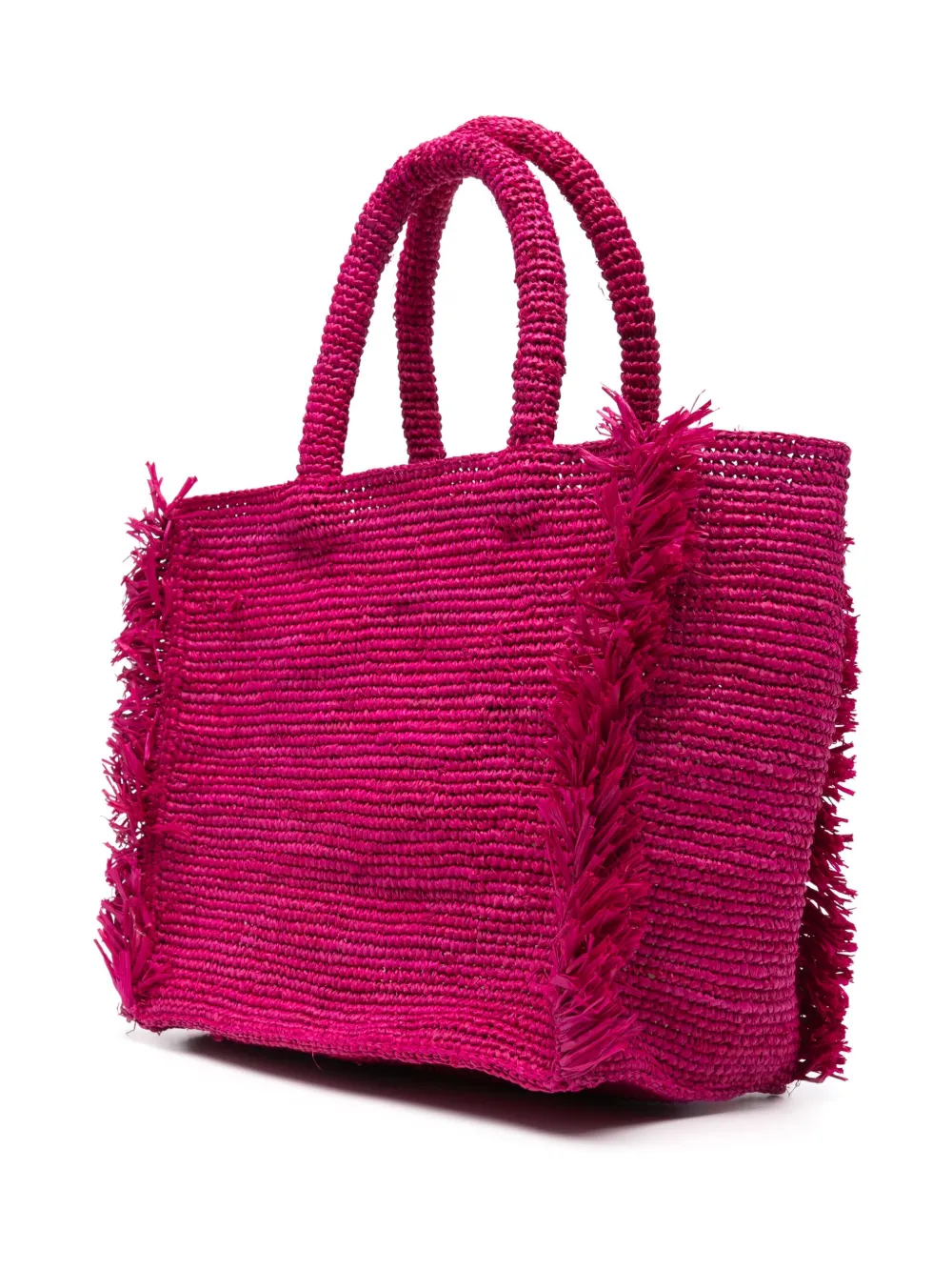 MC2 Saint Barth Colette raffia shopper Roze