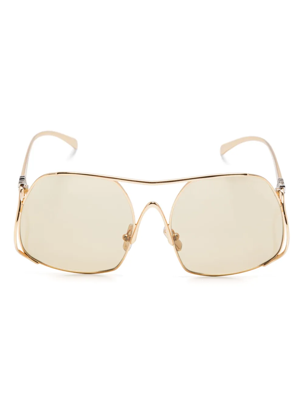 Miu Eyewear Miu Ombre zonnebril Goud