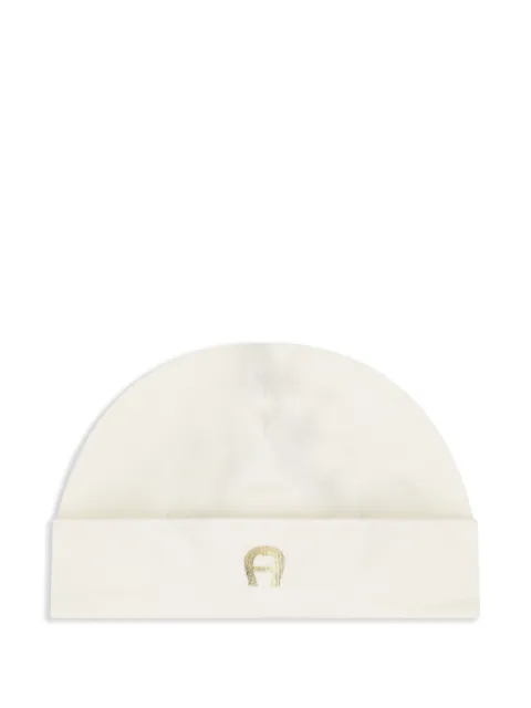 Aigner Kids logo-print beanie