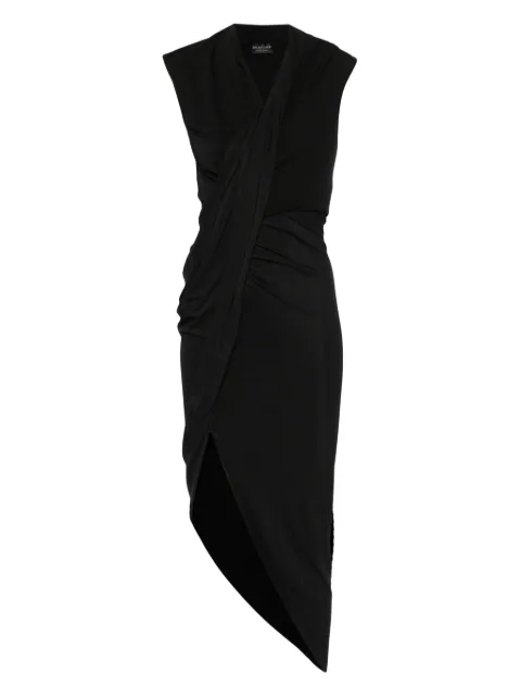 Balenciaga draped midi dress