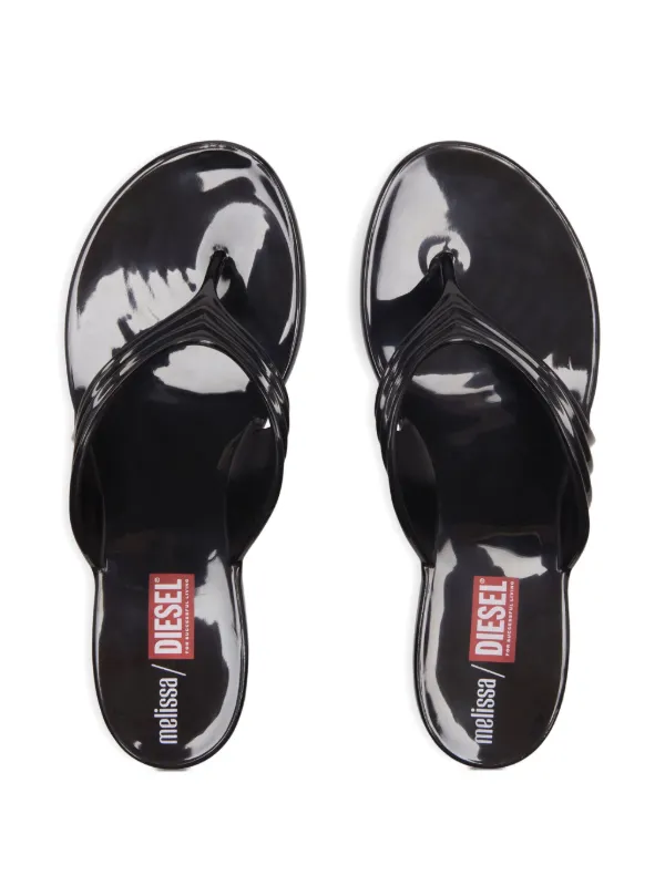 Diesel x Melissa Quantum サンダル | ブラック | FARFETCH JP