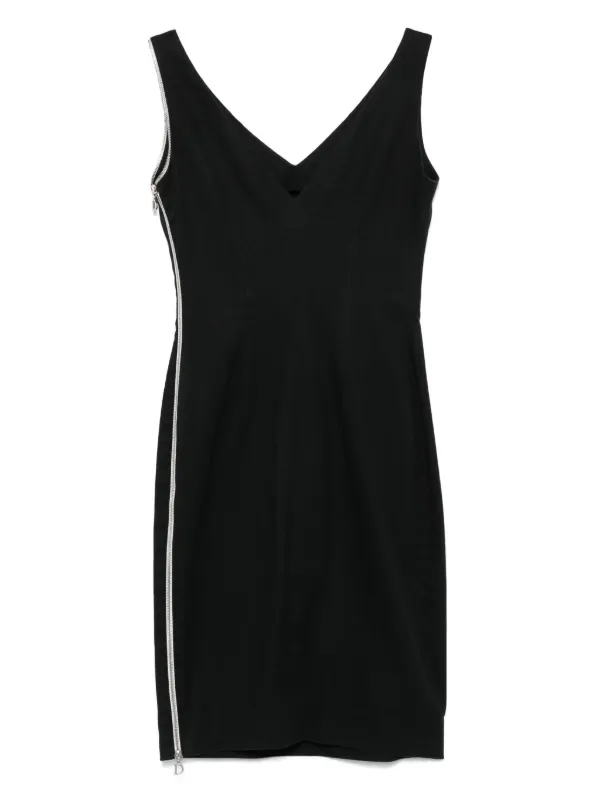 knee length dresses for ladies Christian Dior 1950's Black Wrap Satin Dress – Vintage Grace main image 1