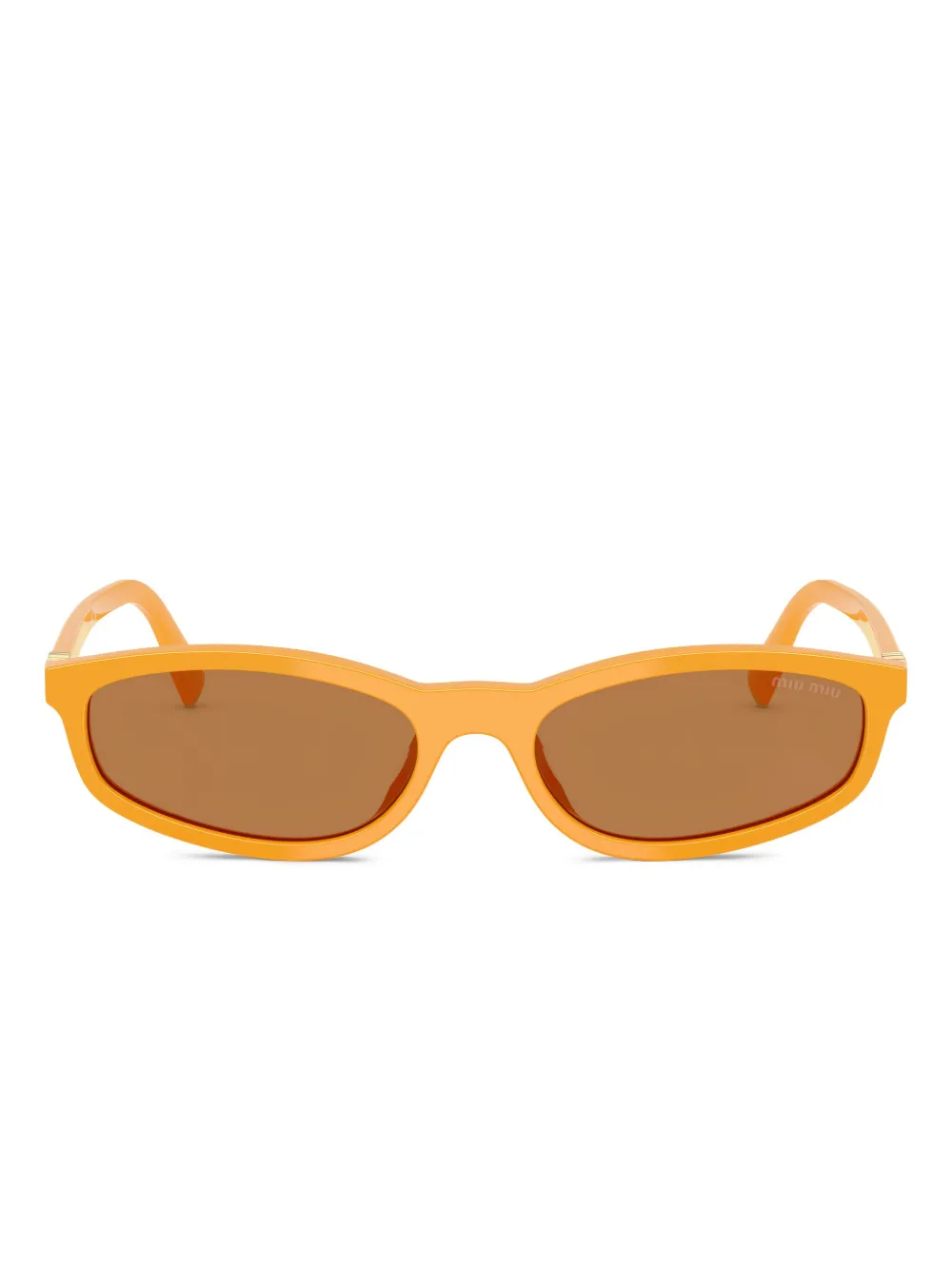 Miu Miu Eyewear solglasögon med logotyp | orange | Image 1