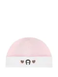 Aigner Kids cotton beanie - Pink