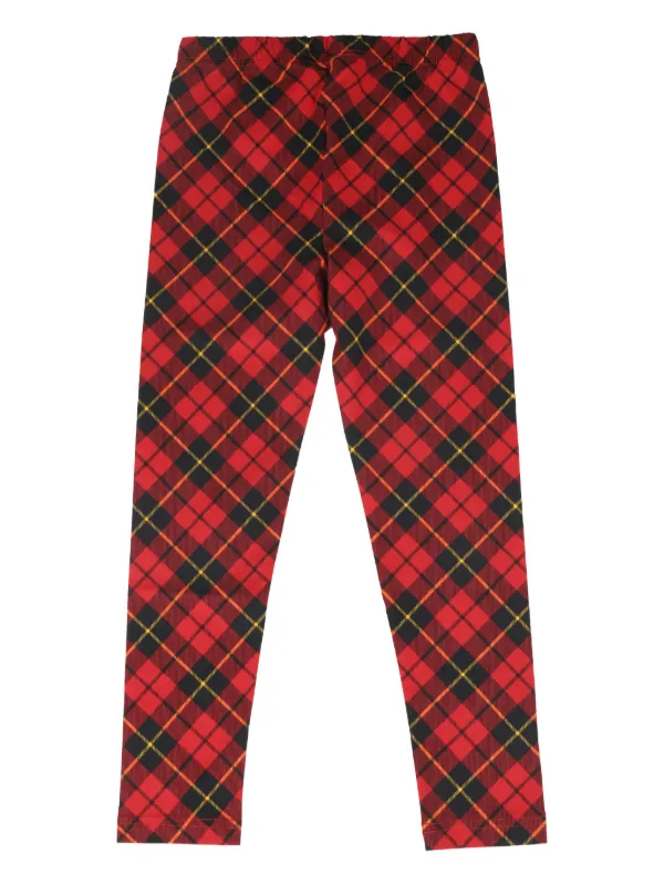POLO RALPH LAUREN KIDS チェック レギンス | レッド | FARFETCH JP