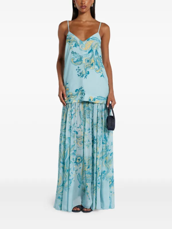 Hemant And Nandita floral-print Maxi Dress | FARFETCH JO