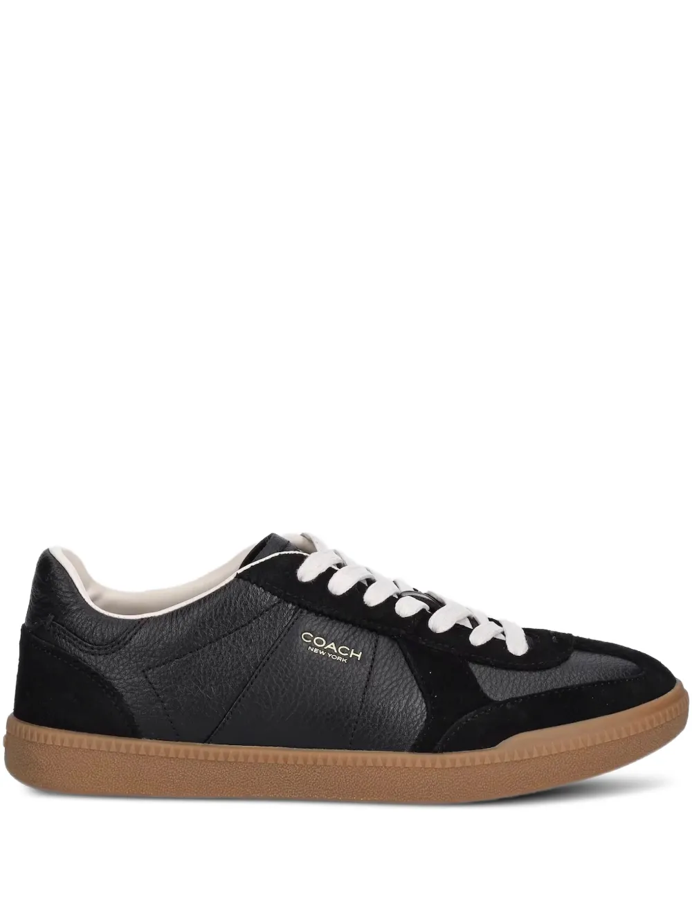 Coach tenis con agujetas y paneles | negro | Image 1
