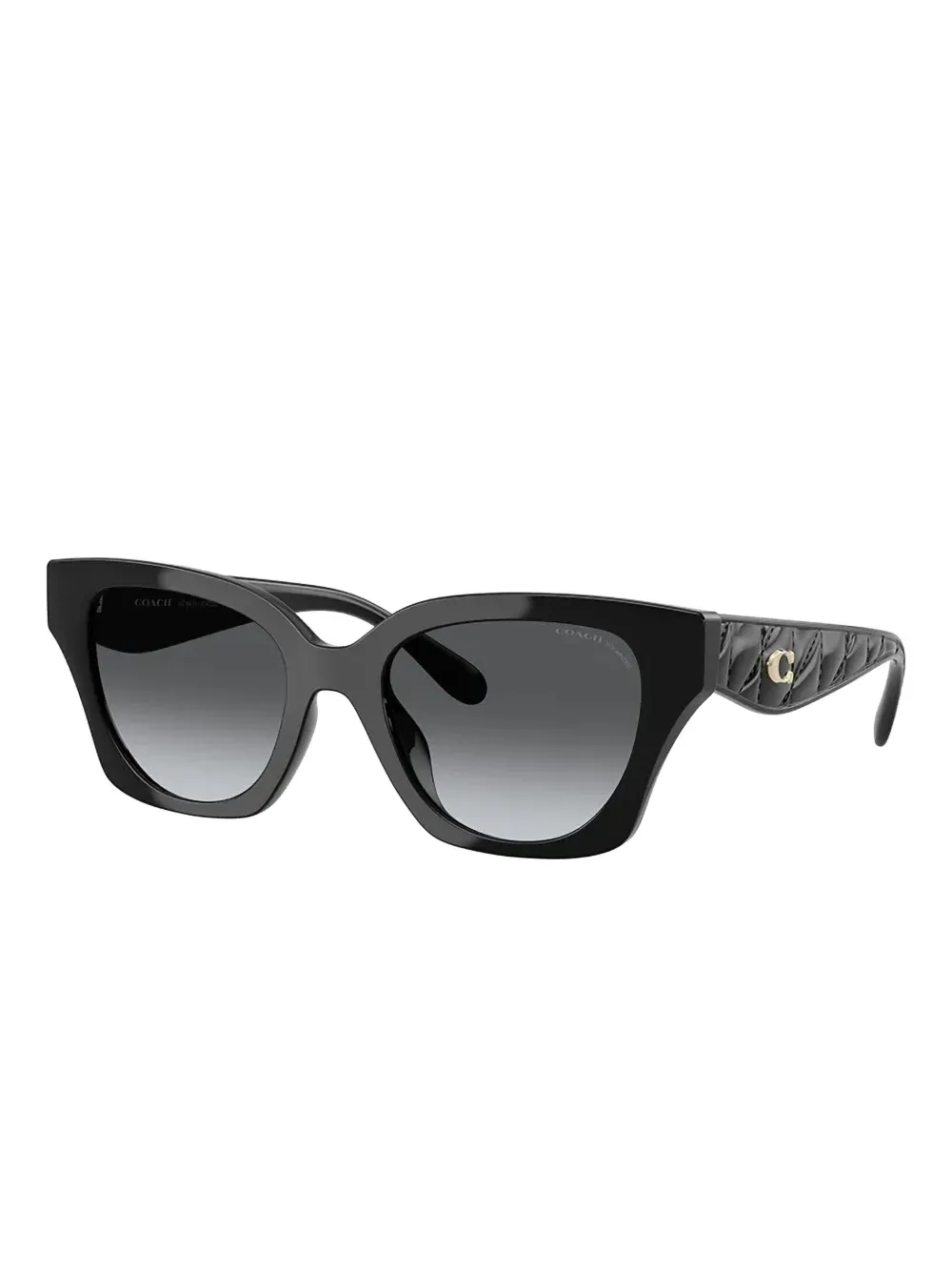 Coach Zonnebril met cat-eye montuur - Zwart
