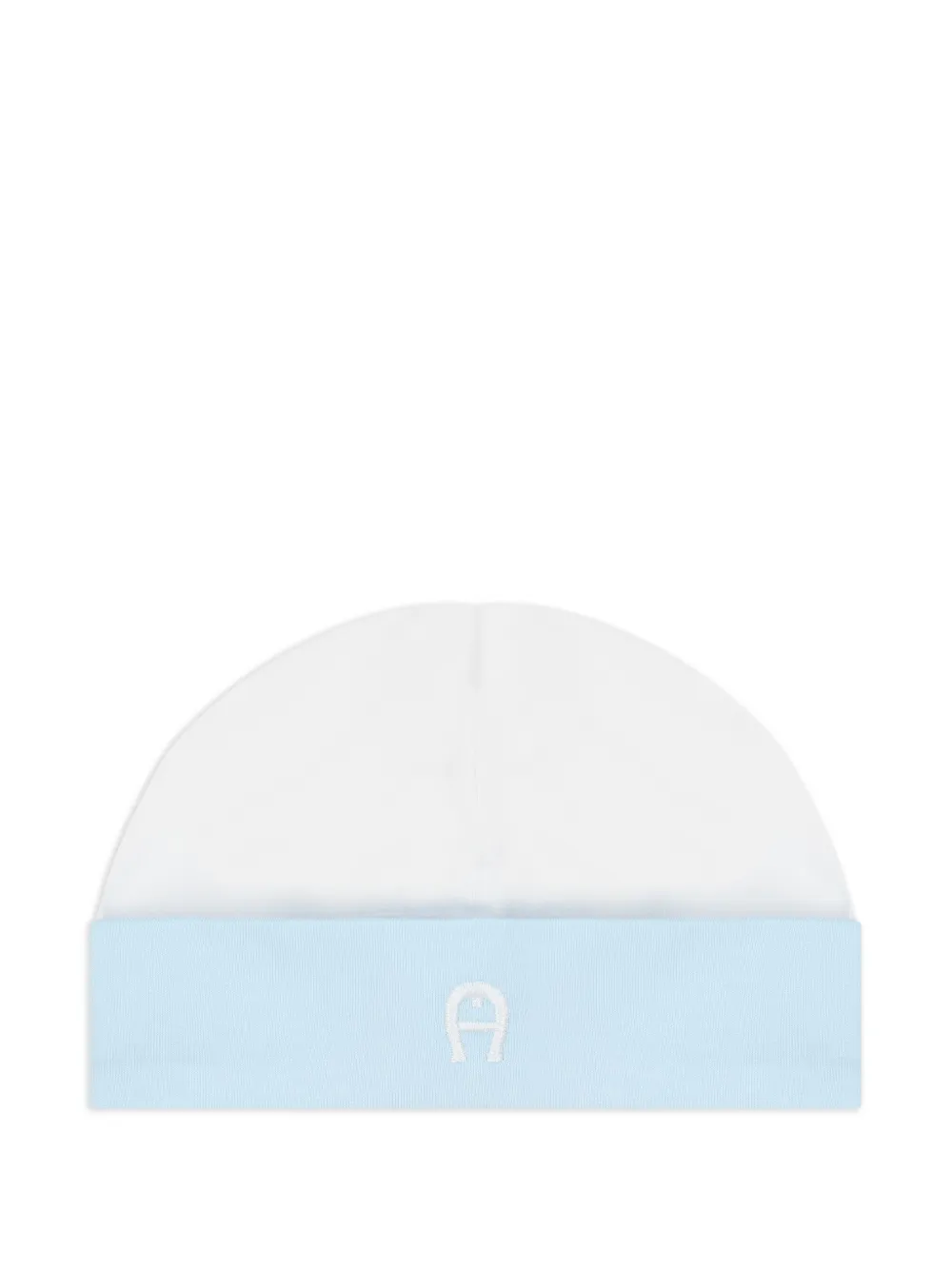 Aigner Kids Muts met geborduurd logo Wit