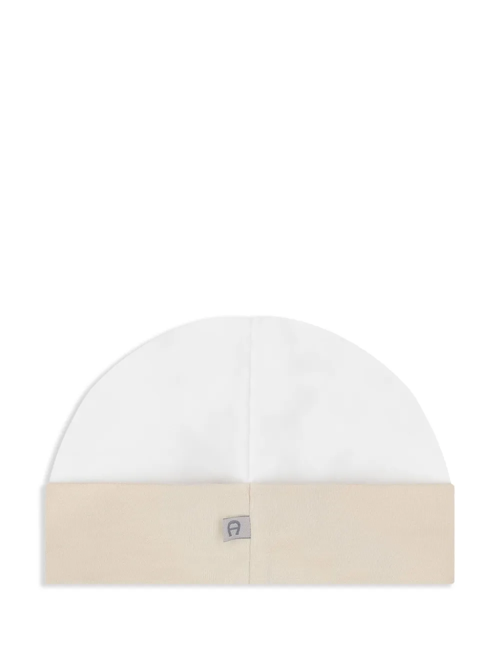 Aigner Kids logo-embroidered beanie - Wit