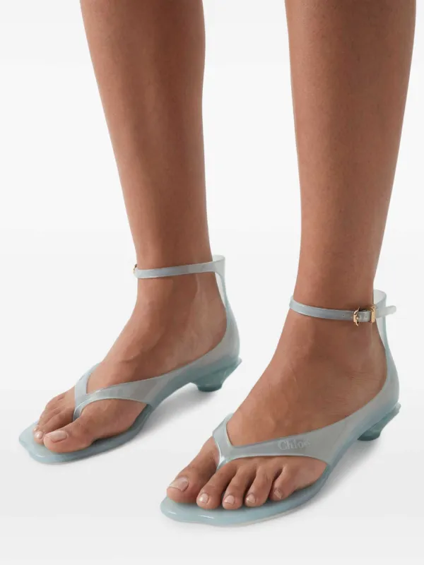 Chloé Sandália Chloé Jelly | Branco | FARFETCH BR