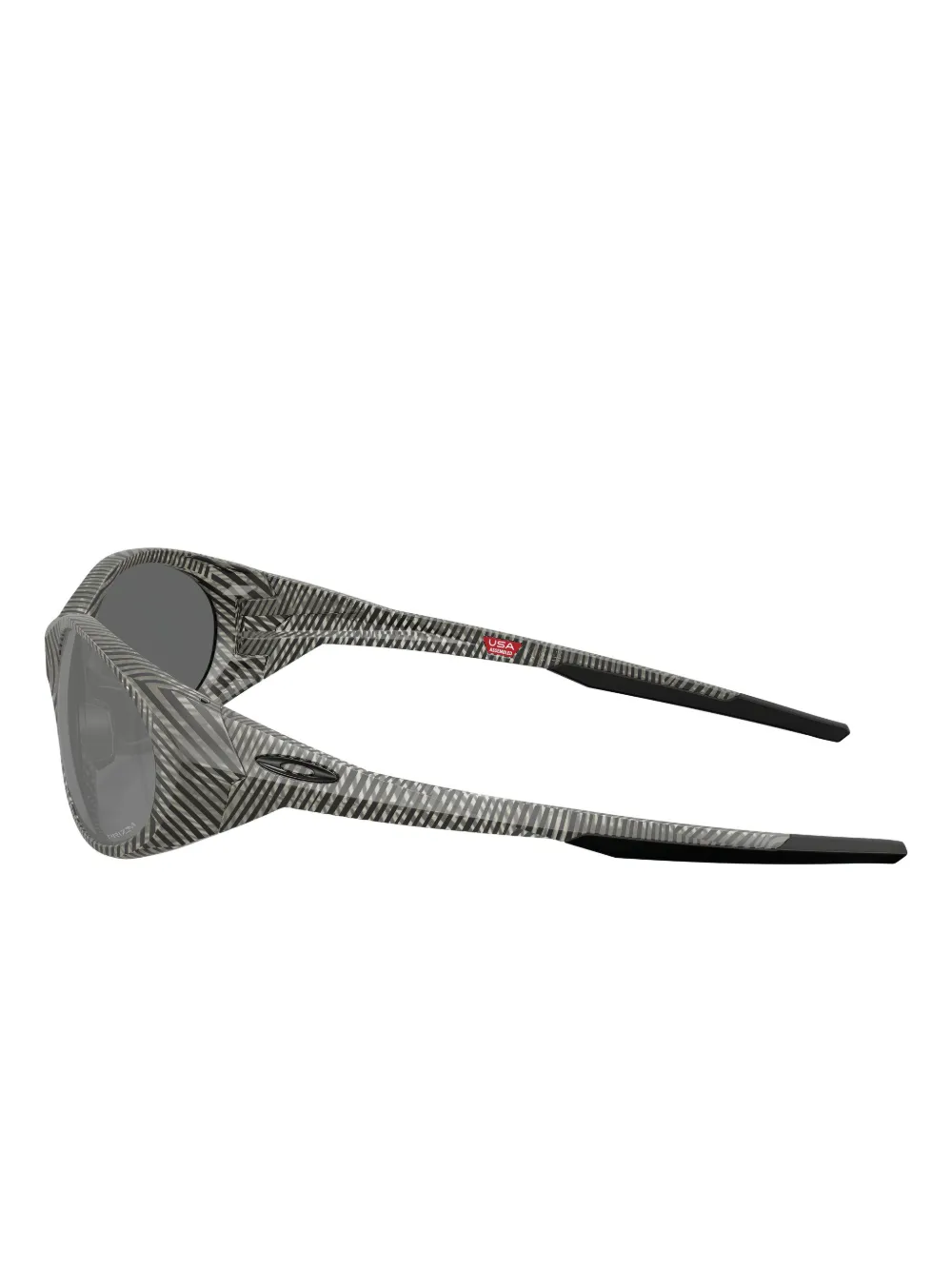 Oakley Zonnebril met logoprint Zwart