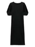 Pleats Please Issey Miyake Monthly Colors: April midi dress - Black