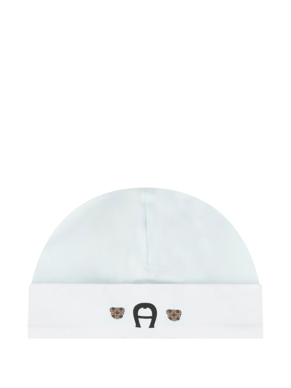 Aigner Kids Muts met logoprint Blauw