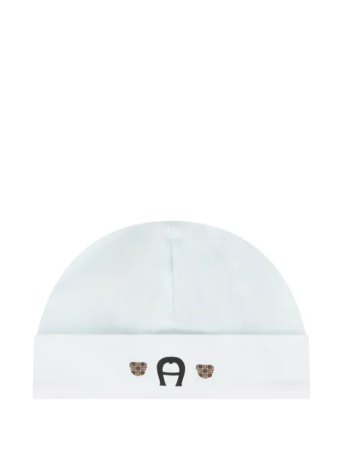 Aigner Kids logo-print beanie