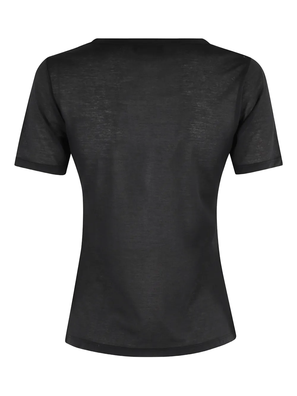 Roberto Collina Semi-doorzichtig T-shirt Zwart