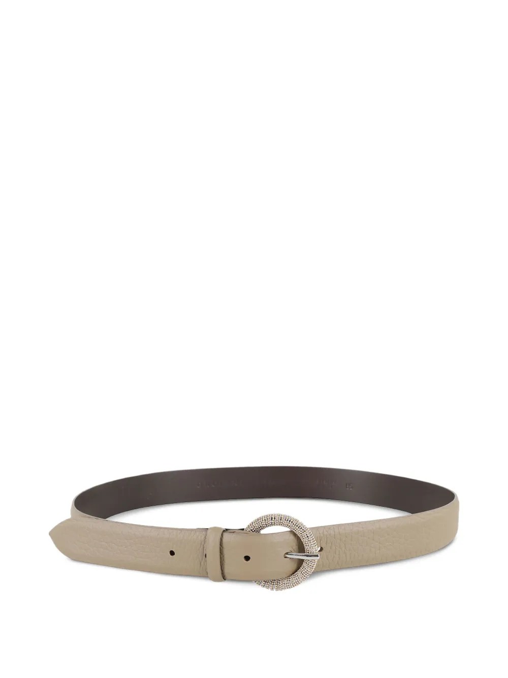 Orciani Leren riem Groen