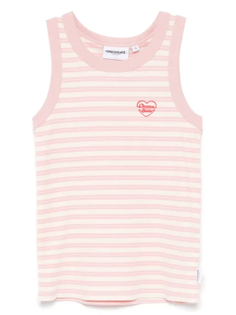 CHOCOOLATE camiseta con rayas estampadas