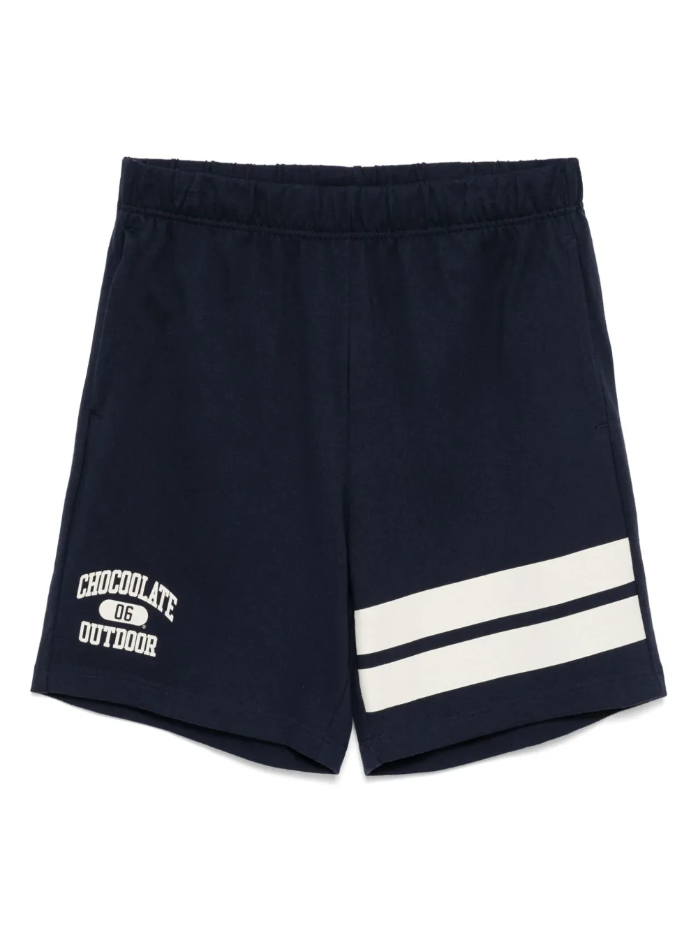 CHOCOOLATE logo-printed shorts | Blue | Image 1