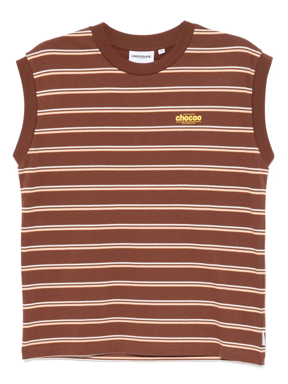 CHOCOOLATE camiseta con rayas estampadas | marrón | Image 1