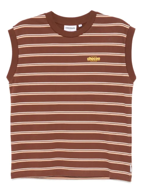 CHOCOOLATE striped tank top