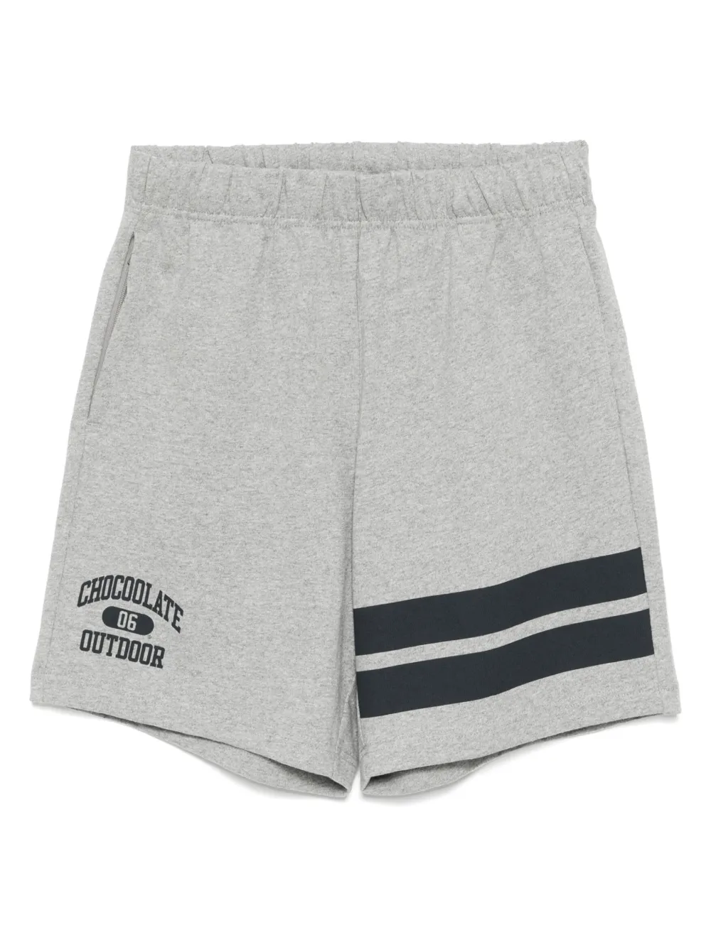 CHOCOOLATE striped shorts | Grey | Image 1