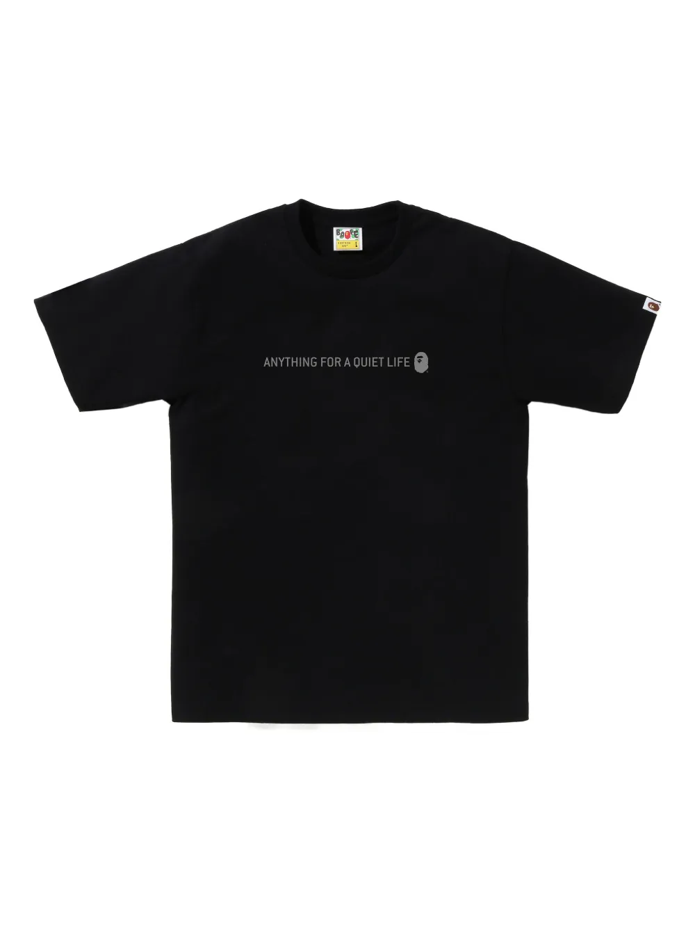 A BATHING APE® T-Shirt mit grafischem Print | Schwarz | Image 1
