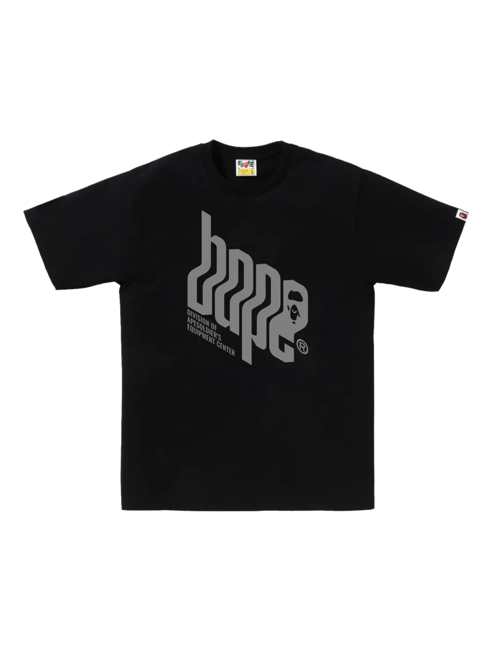 A BATHING APE® playera con estampado gráfico | negro | Image 1