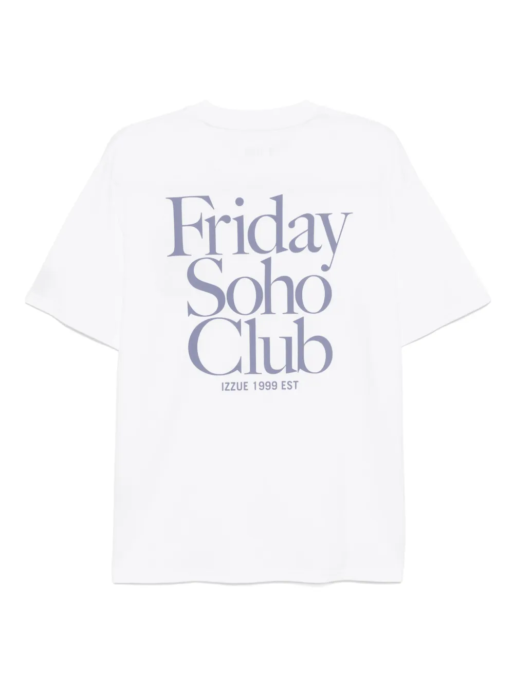 izzue T-shirt met geborduurd logo Wit