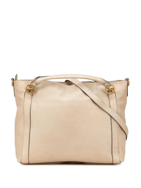 Gucci Pre-Owned 2000-2015 Medium Leather Miss GG satchel
