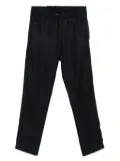 Moncler linen track pants - Blue