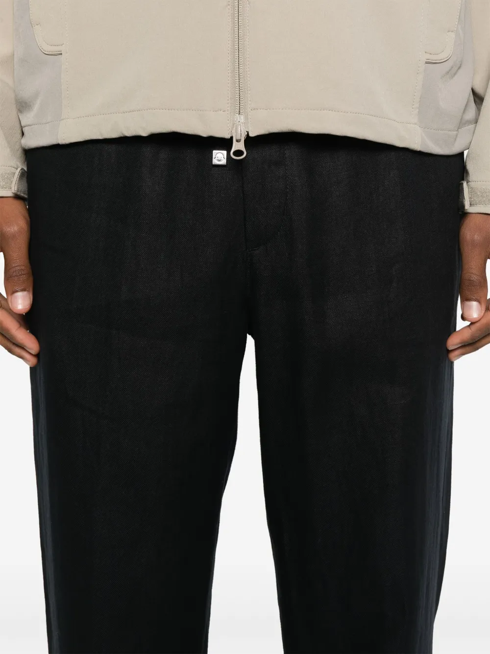 Moncler Linnen trainingsbroek Blauw