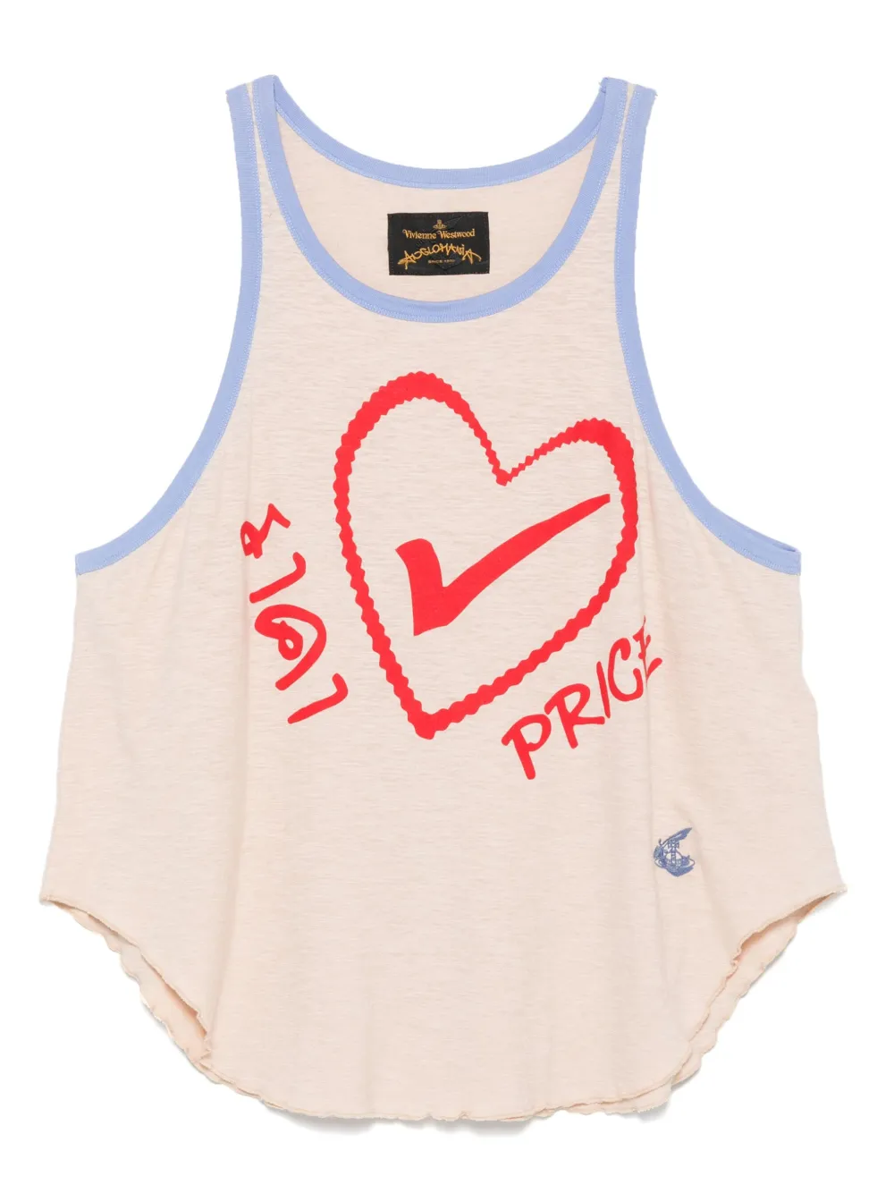Pre-owned Vivienne Westwood 2018 Heart-print Tank Top