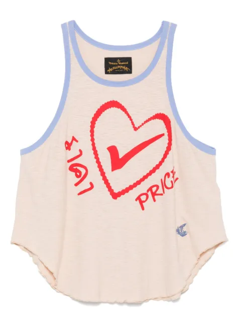 Vivienne Westwood Pre-Owned 2018 heart-print tank top
