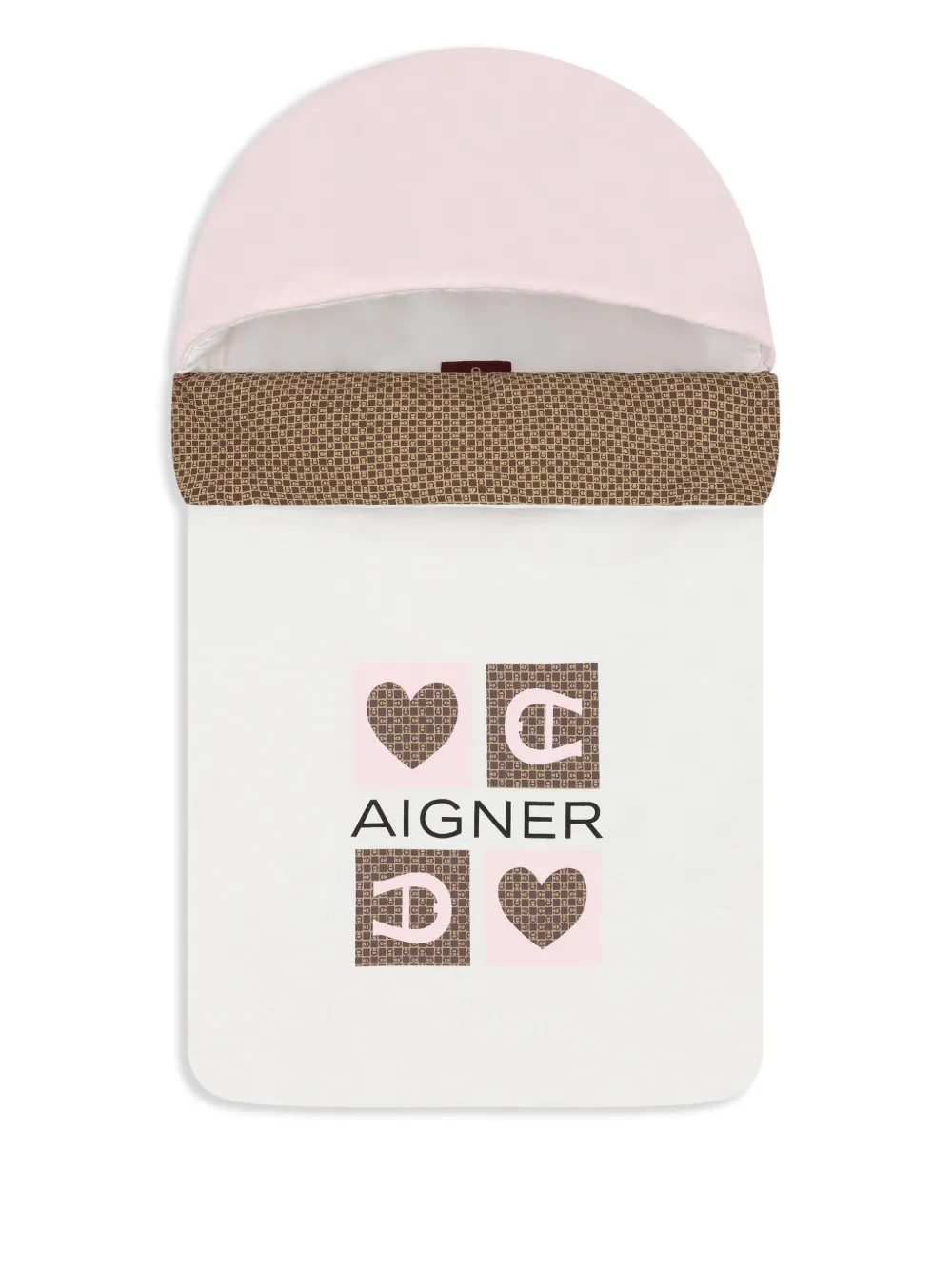 Aigner Kids Deken met logo Wit