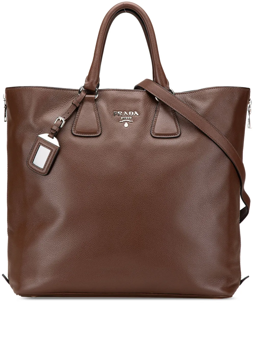 プラダ PRADA レザー トートバッグ NERO カーフ 2WAYバッグ