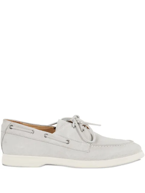 Tagliatore suede boat shoes