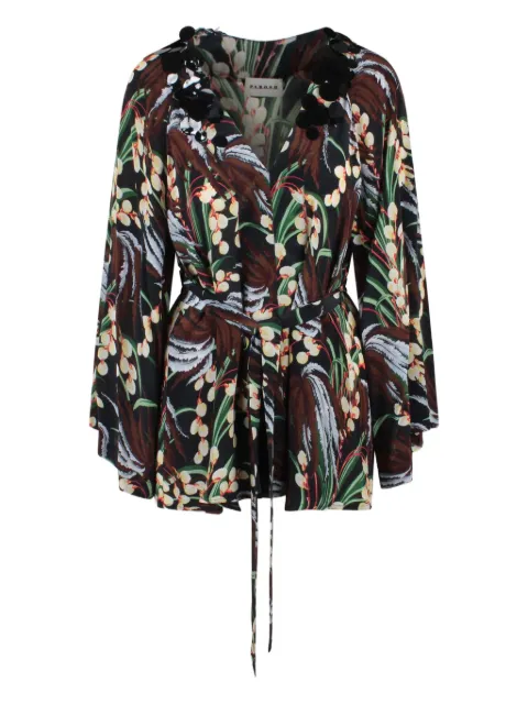 P.A.R.O.S.H. floral-print blouse 